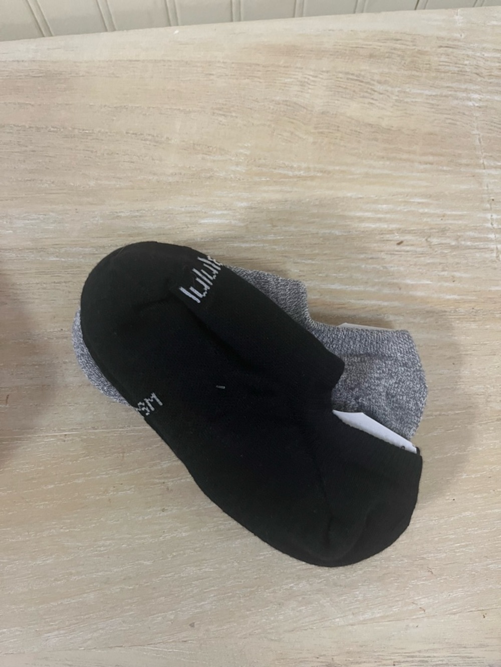 lululemon athletica No-Show Daily Essential Socks - White, Black, Gray (3 Pack) - Picture 7 of 10